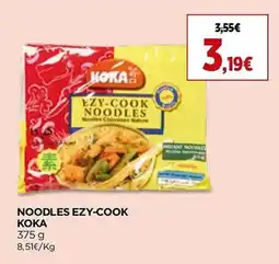 El Corte Inglés Noodles ezy-cook koka promoção
