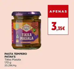 El Corte Inglés Pasta tempero patak's promoção