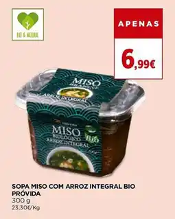 El Corte Inglés Sopa miso com arroz integral bio próvida promoção