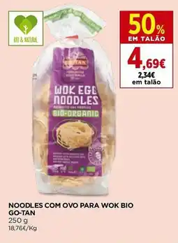 El Corte Inglés Noodles com ovo para wok bio go-tan promoção