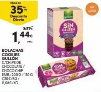Continente Bolachas Cookies Gillon 200g/130g promoção