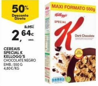Continente Cereais Special K Kellogg's 550g promoção