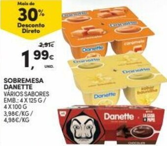 Sobremesa Danette 4x125g