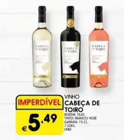 Meu Super Vinho cabeça de toiro promoção