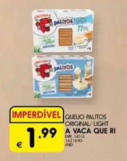 Meu Super Queijo palitos original/ light a vaca que ri promoção