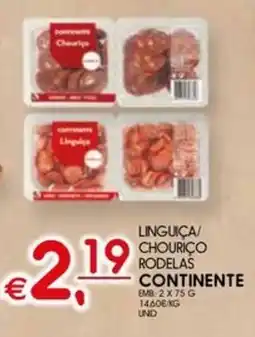 Meu Super Linguiça/ chourico rodelas continente promoção