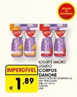 Meu Super Iogurte magro líquido corpos danone promoção