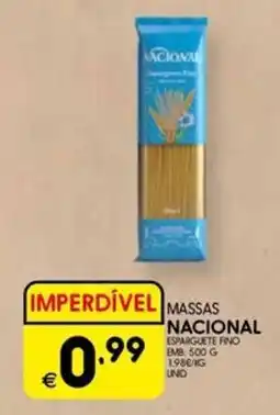 Meu Super Massas nacional esparguete fino promoção