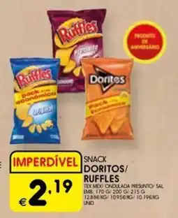 Meu Super Snack doritos/ ruffles promoção