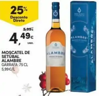 Continente Moscatel Setúbal Aambre 75cl promoção