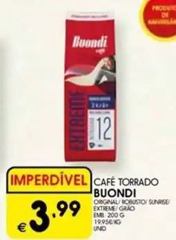 Meu Super Café torrado buondi promoção
