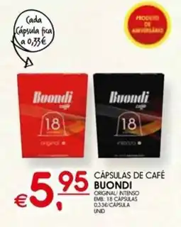 Meu Super Cápsulas de café buondi promoção