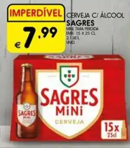 Meu Super Cerveja c/ alcool sagres promoção