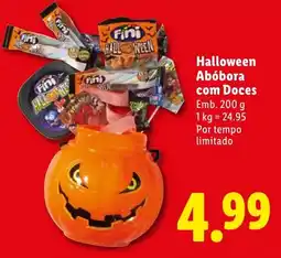 Lidl Halloween Abóbora com Doces promoção