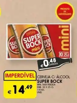 Meu Super Cerveja c/ alcool super bock promoção