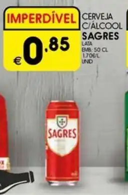 Meu Super Cerveja c/alcool sagres promoção