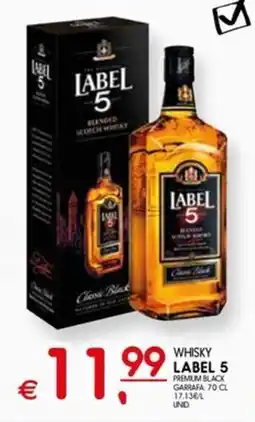 Meu Super Whisky label 5 promoção