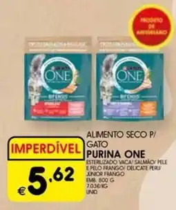 Meu Super Alimento seco p/ gato purina one promoção