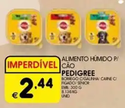 Meu Super Alimento humido p/ cão pedigree promoção