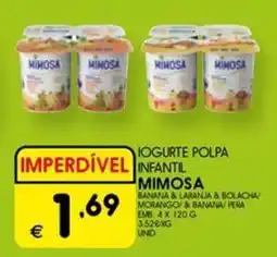 Meu Super Iogurte polpa infantil mimosa promoção