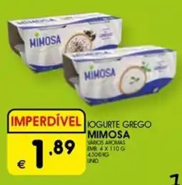Meu Super Iogurte grego mimosa promoção
