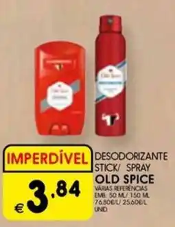 Meu Super Desodorizante stick spray old spice promoção