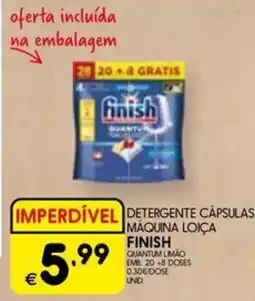 Meu Super Detergente cápsulas máquina loiça finish promoção