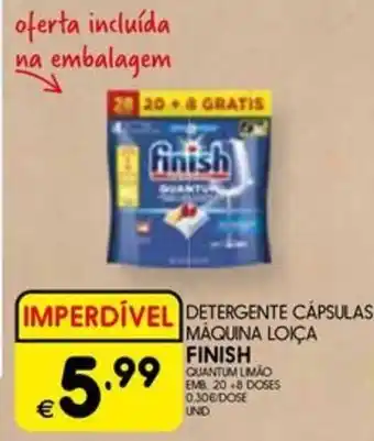 Meu Super Detergente cápsulas máquina loiça finish promoção