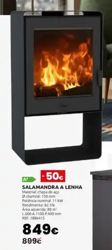 Casa Peixoto Salamandra a lenha promoção