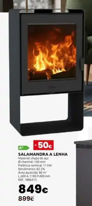 Casa Peixoto Salamandra a lenha promoção