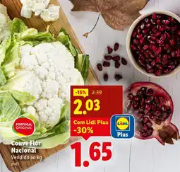 Lidl Couve Flor Nacional promoção