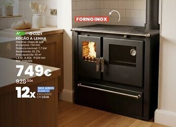 Casa Peixoto Fogão a lenha promoção