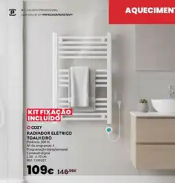 Casa Peixoto Cozy radiador elétrico toalheiro promoção