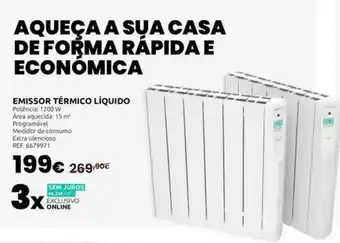 Casa Peixoto Emissor térmico líquido promoção
