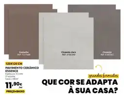 Casa Peixoto Pavimento cerâmico essence promoção