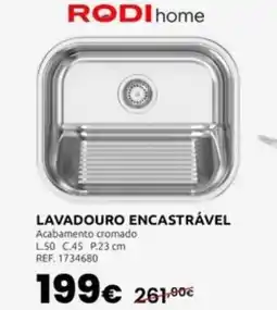 Casa Peixoto Lavadouro encastrável promoção