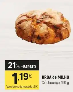 Coviran BROA de MILHO C/ chouriço promoção