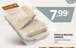 Coviran Postas de bacalhau corrente promoção