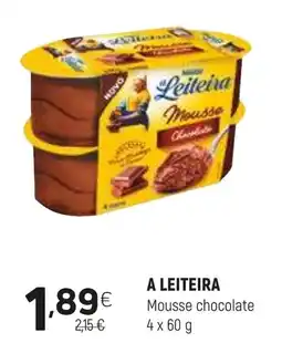 Coviran A LEITEIRA Mousse chocolate promoção