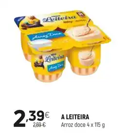 Coviran A LEITEIRA Arroz doce promoção