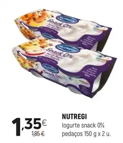 Coviran NUTREGI logurte snack 0% pedaços promoção