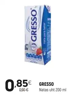 Coviran GRESSO Natas uht promoção
