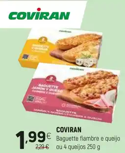 Coviran COVIRAN Baguette fiambre e queijo ou 4 queijos promoção