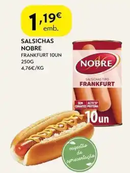 Spar Salsichas nobre promoção