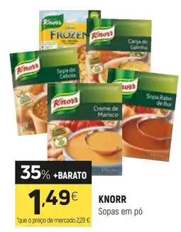 Coviran KNORR Sopas em pó promoção