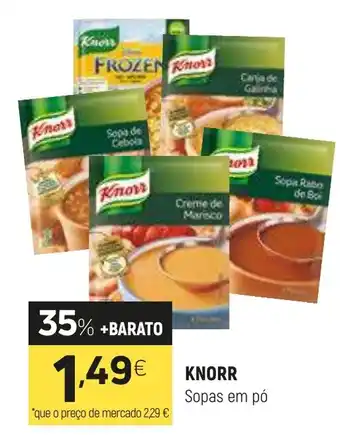 Coviran KNORR Sopas em pó promoção