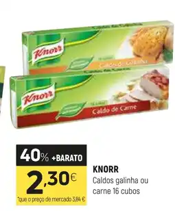 Coviran KNORR Caldos galinha ou carne promoção