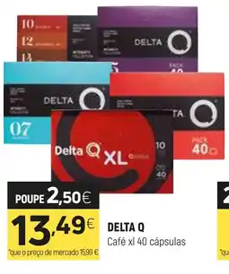 Coviran DELTA Q Café xl 40 cápsulas promoção