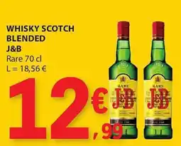 E.Leclerc Whisky scotch blended j&b rare promoção