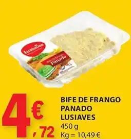 E.Leclerc Bife de frango panado lusiaves promoção
